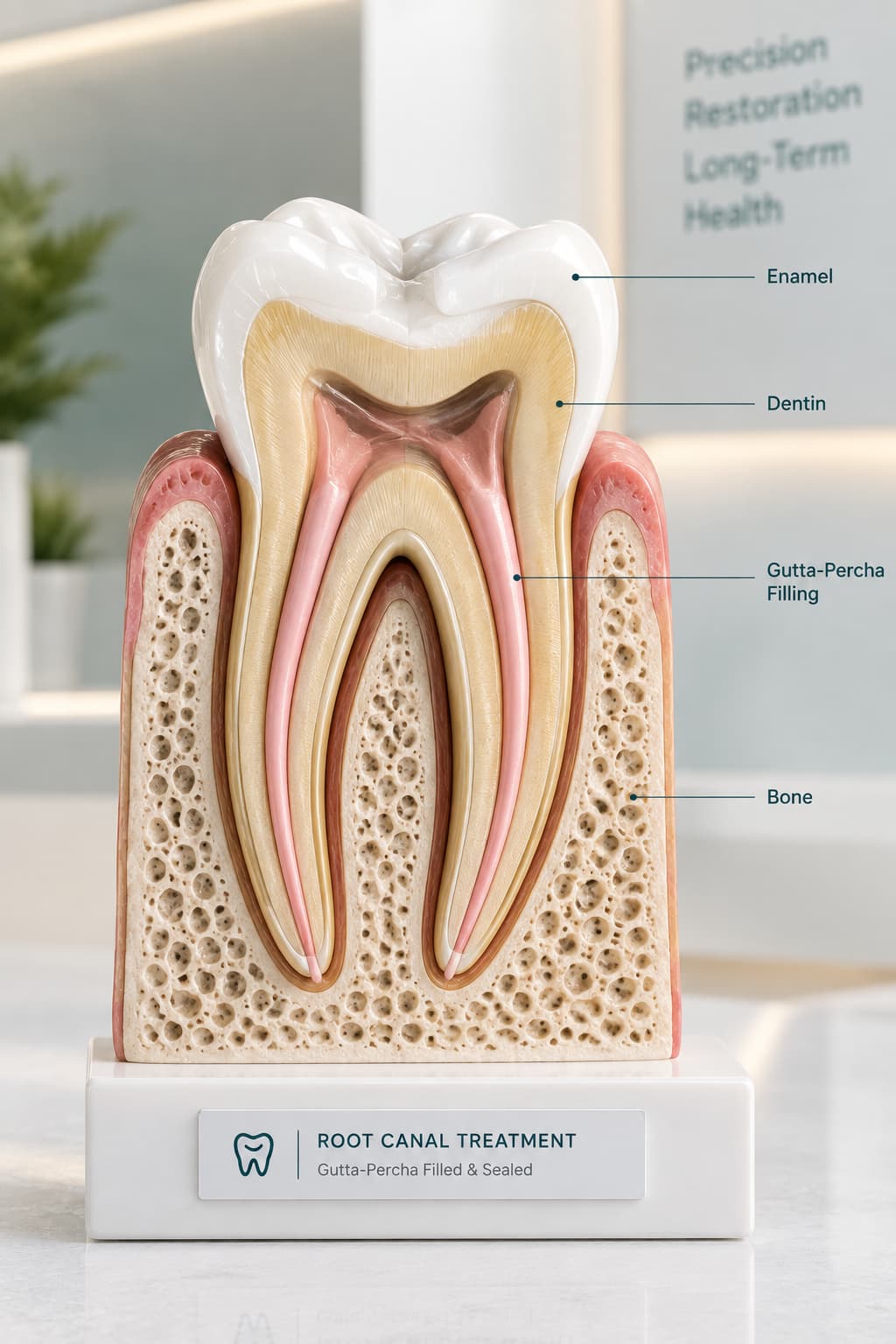 Microscope Painless Root Canal Therapy